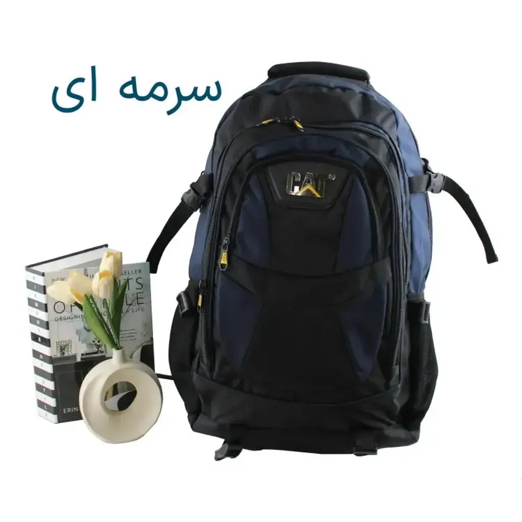 خرید اینترنتی قیمت کوله پشتی پارچه ای مسافرتی و ورزشی دارای بند بلند و جیب متعدد ابعاد 55 در 30 در 25 سانتیمتر