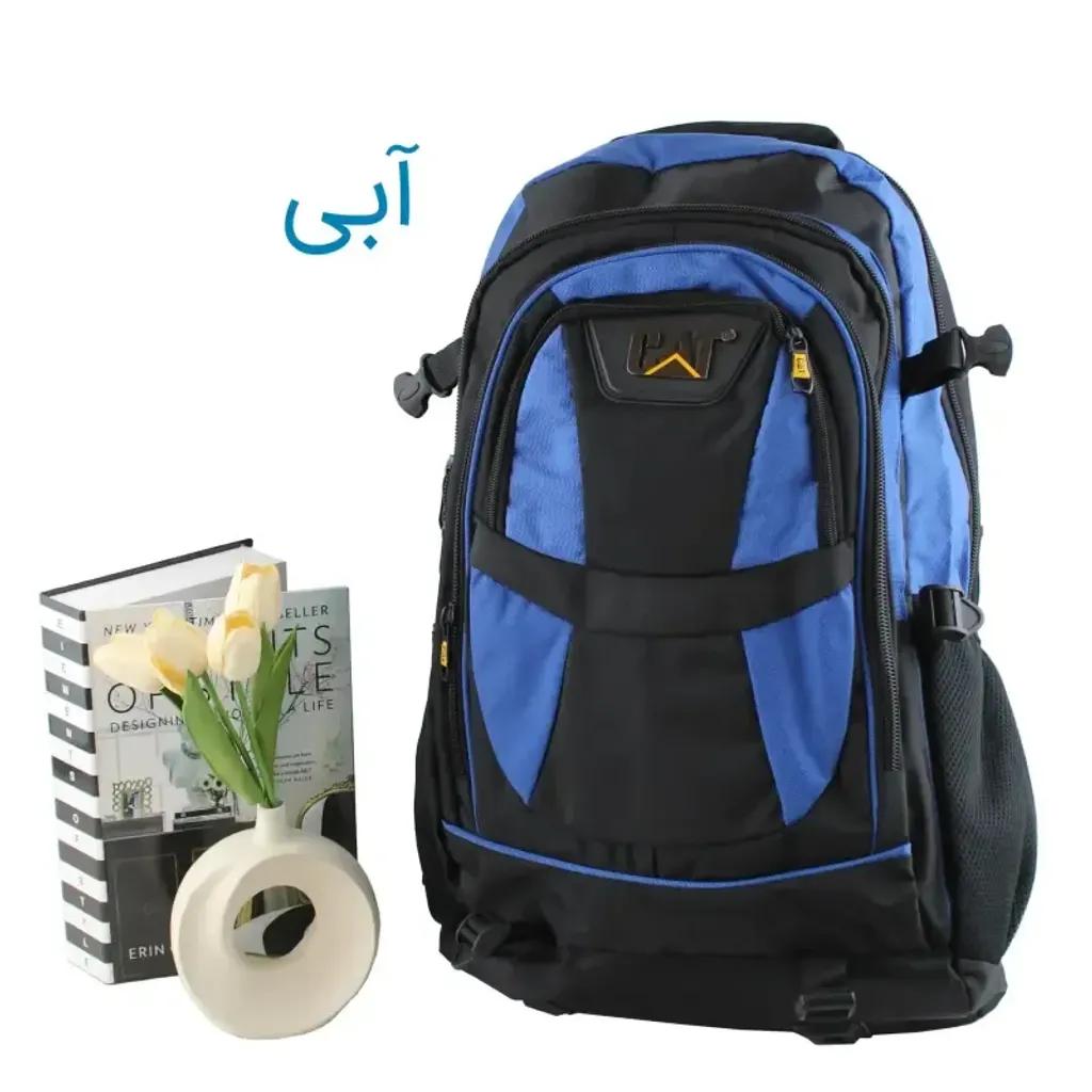 خرید اینترنتی قیمت کوله پشتی پارچه ای مسافرتی و ورزشی دارای بند بلند و جیب متعدد ابعاد 55 در 30 در 25 سانتیمتر
