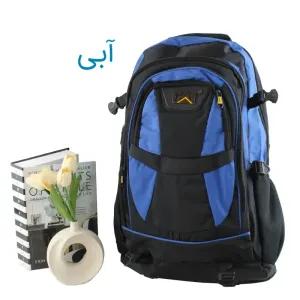 خرید اینترنتی قیمت کوله پشتی پارچه ای مسافرتی و ورزشی دارای بند بلند و جیب متعدد ابعاد 55 در 30 در 25 سانتیمتر