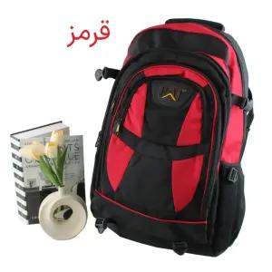 خرید اینترنتی قیمت کوله پشتی پارچه ای مسافرتی و ورزشی دارای بند بلند و جیب متعدد ابعاد 55 در 30 در 25 سانتیمتر