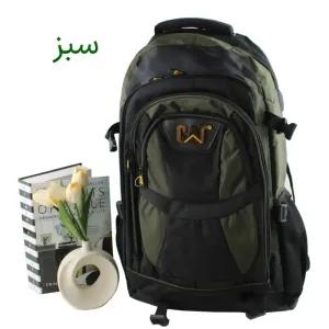خرید اینترنتی قیمت کوله پشتی پارچه ای مسافرتی و ورزشی دارای بند بلند و جیب متعدد ابعاد 55 در 30 در 25 سانتیمتر