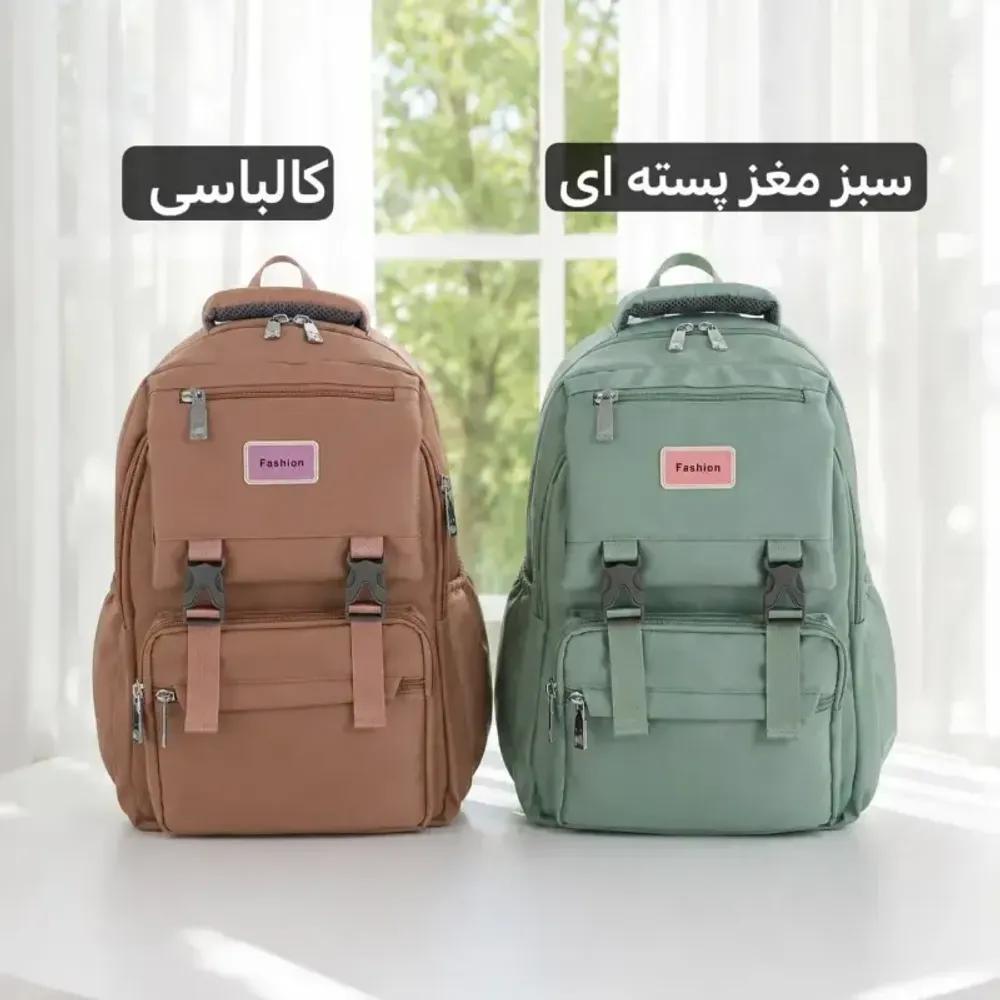 خرید اینترنتی قیمت کوله پشتی مدرسه و دانشگاه جنس کجراه خارجی ابعاد 45 در 35 سانتیمتر