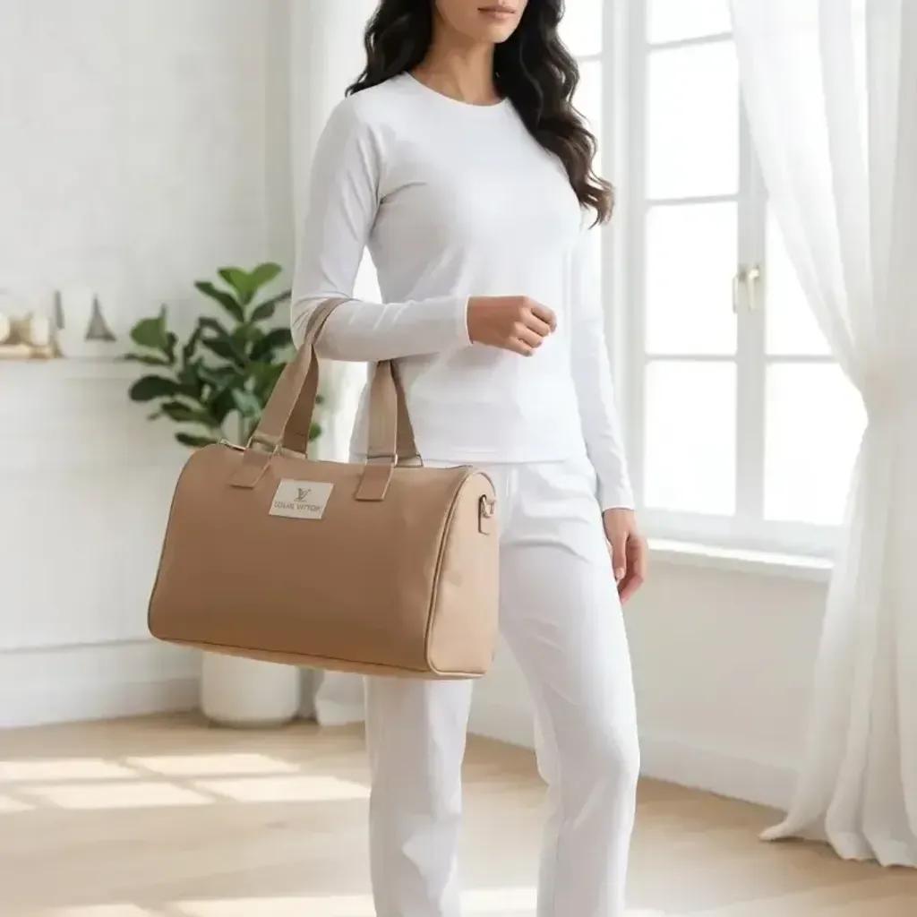 خرید اینترنتی قیمت ساک دستی اسپرت و روزمره پارچه نانسی ابعاد 35 در 25 سانتیمتر