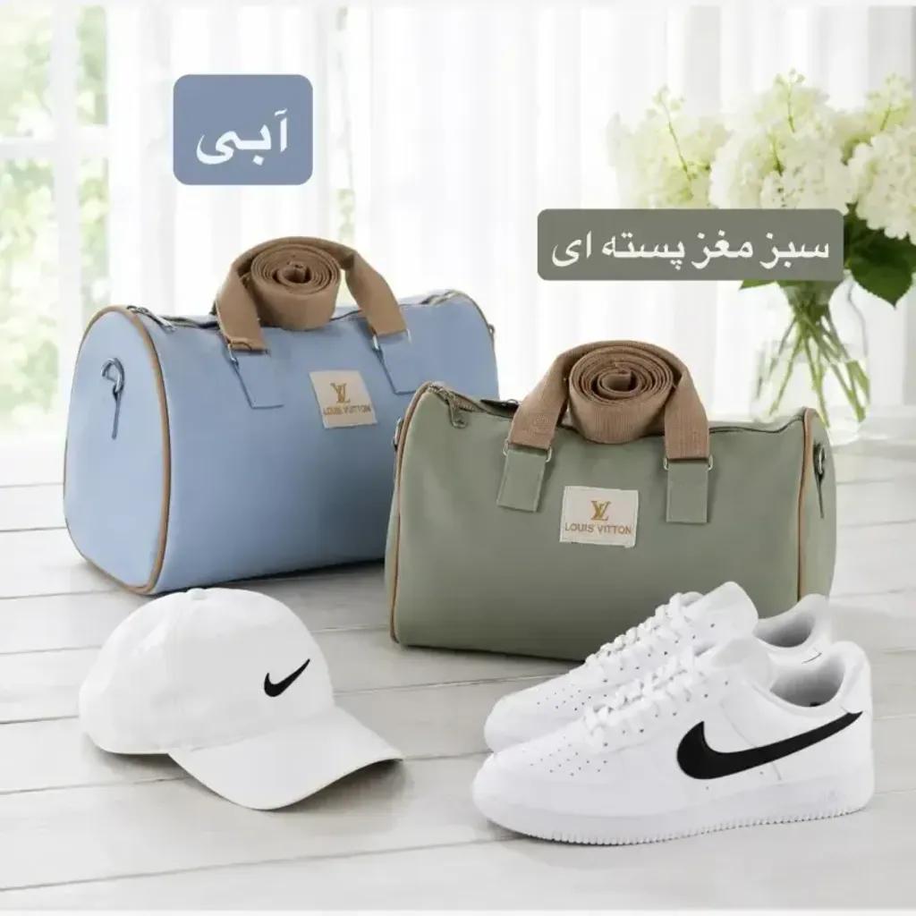 خرید اینترنتی قیمت ساک دستی اسپرت و روزمره پارچه نانسی ابعاد 35 در 25 سانتیمتر