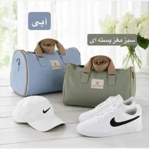 خرید اینترنتی قیمت ساک دستی اسپرت و روزمره پارچه نانسی ابعاد 35 در 25 سانتیمتر