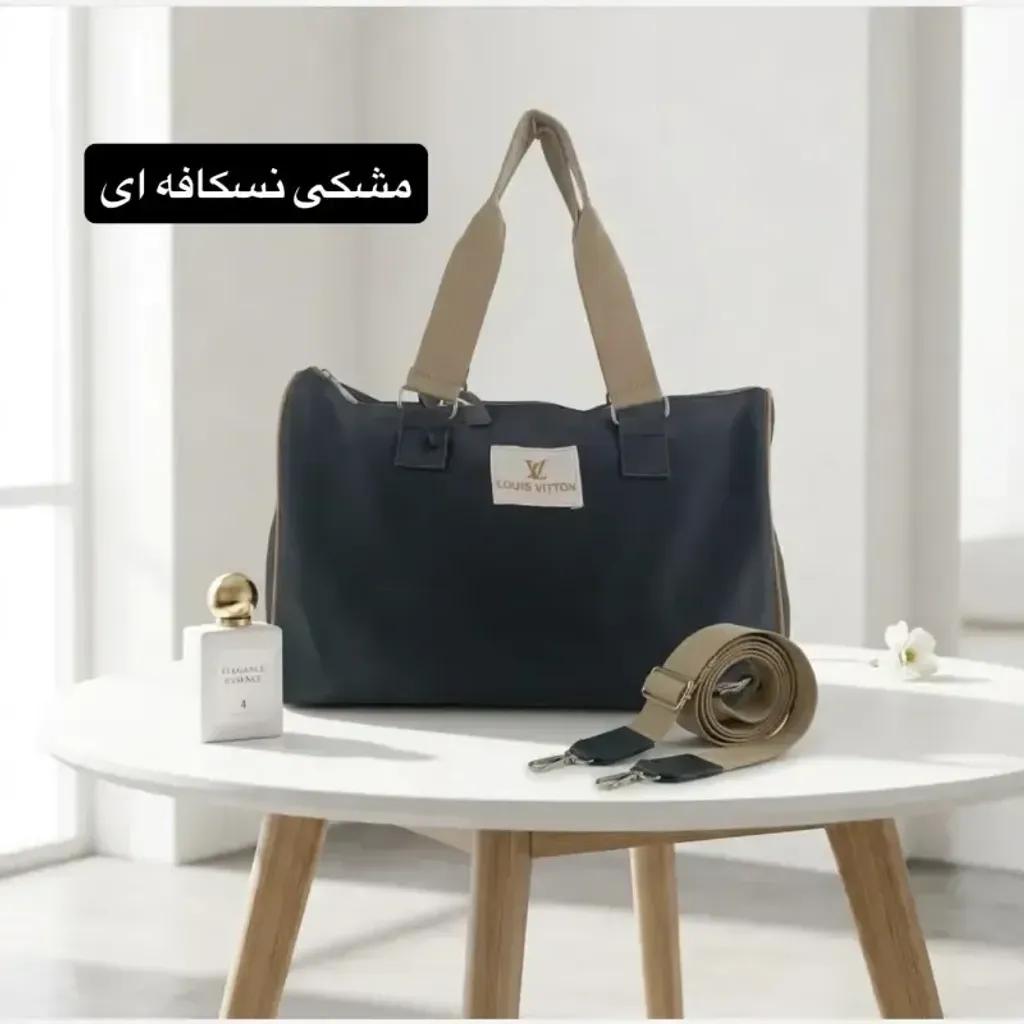 خرید اینترنتی قیمت ساک دستی اسپرت و روزمره پارچه نانسی ابعاد 35 در 25 سانتیمتر