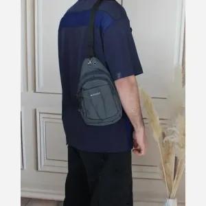 خرید اینترنتی قیمت بادی بگ مردانه پارچه ای ابعاد 20 در 10 سانتیمتر با آستر ساتن