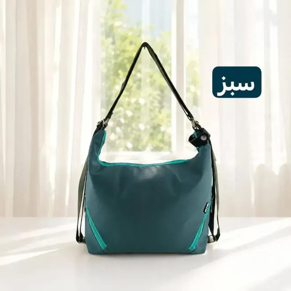 خرید اینترنتی قیمت کیف دخترانه دو کاره کوله و کیف دستی پارچه ای ورزشی روزمره