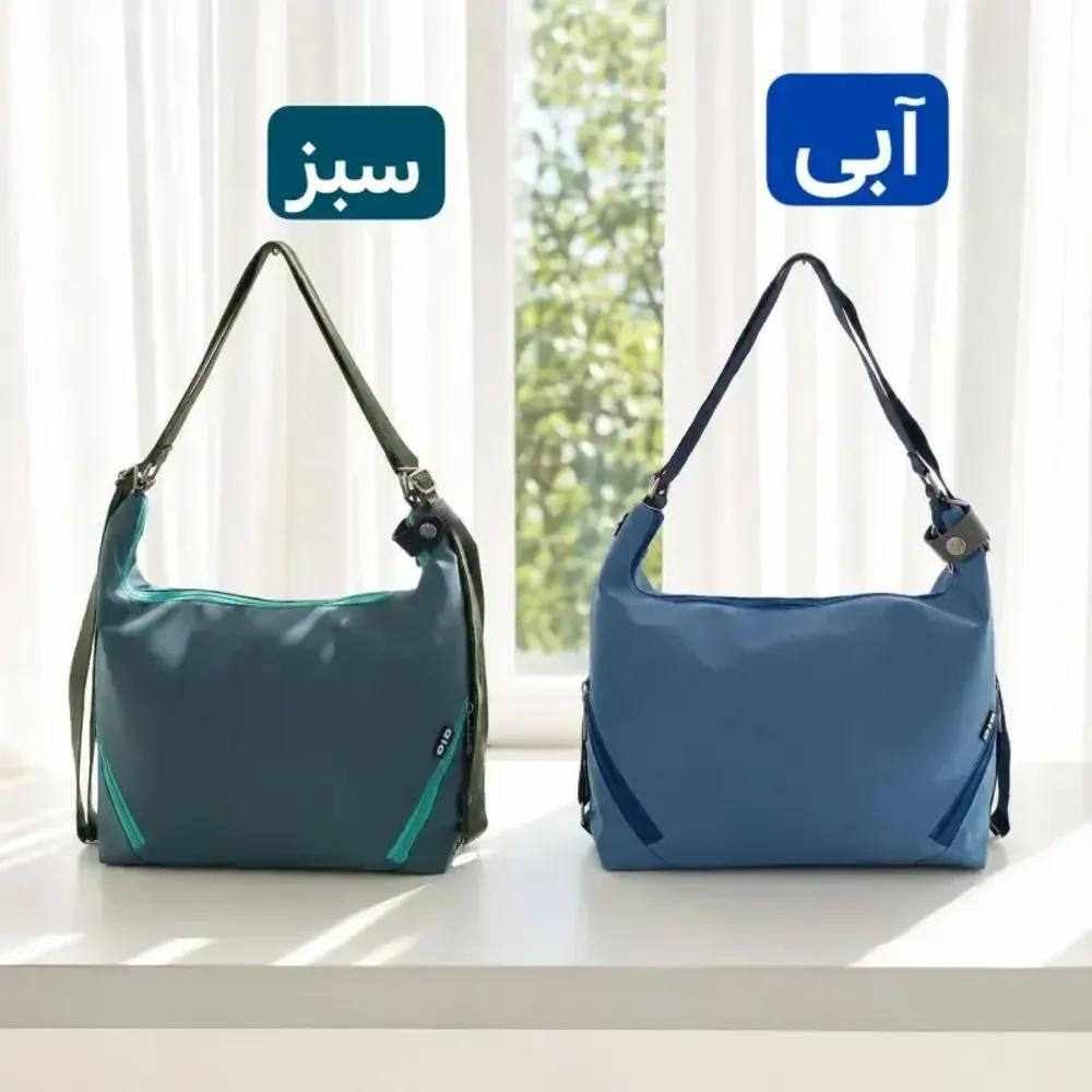 خرید اینترنتی قیمت کیف دخترانه دو کاره کوله و کیف دستی پارچه ای ورزشی روزمره