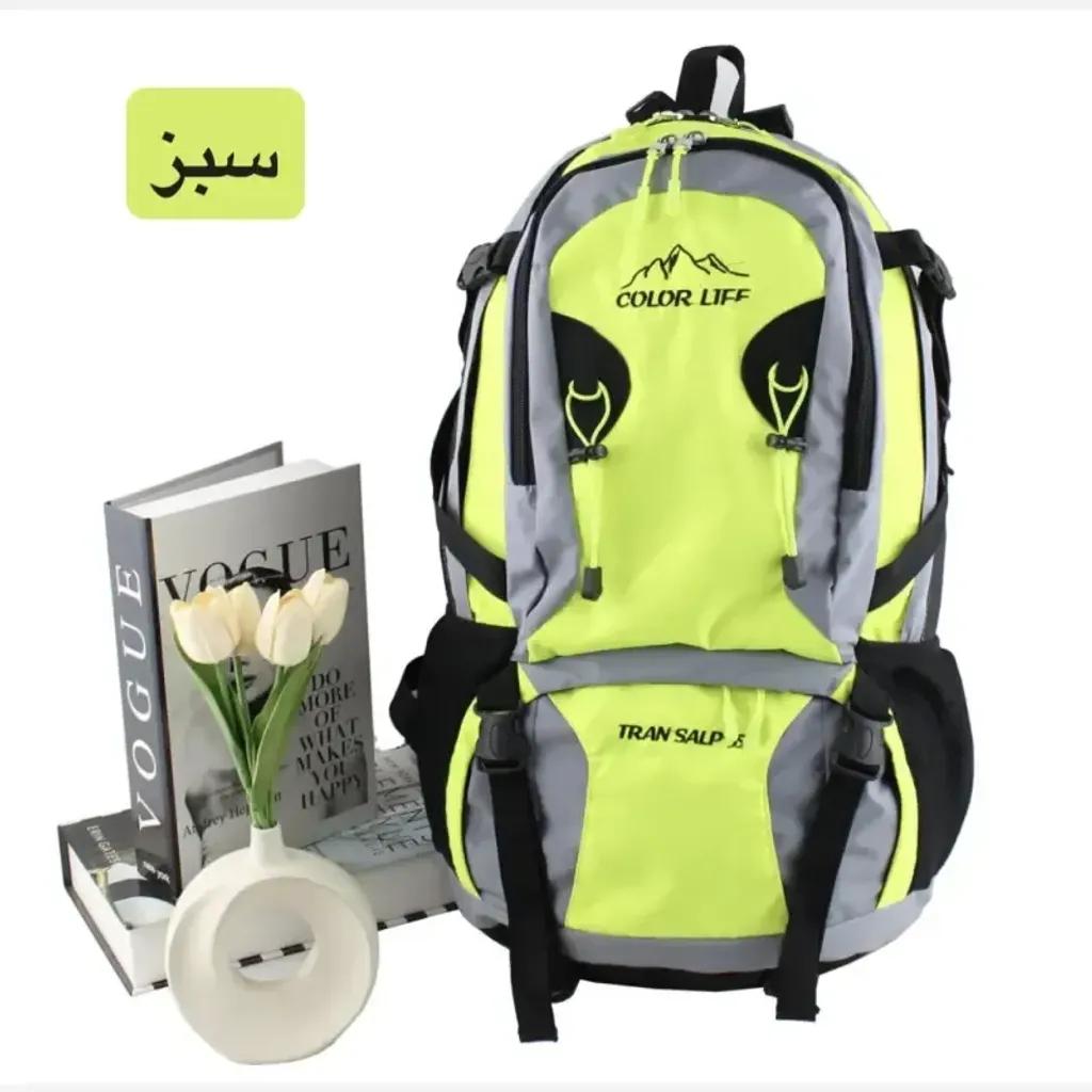 خرید اینترنتی قیمت کوله پشتی مسافرتی و ورزشی پارچه ای چهار جیب بیرونی