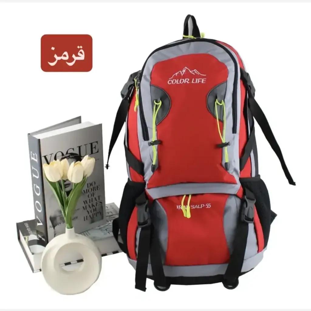 خرید اینترنتی قیمت کوله پشتی مسافرتی و ورزشی پارچه ای چهار جیب بیرونی