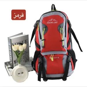 خرید اینترنتی قیمت کوله پشتی مسافرتی و ورزشی پارچه ای چهار جیب بیرونی