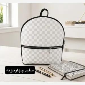 خرید اینترنتی قیمت کوله پشتی چرم مصنوعی اسپرت و روزمره ابعاد 30 در 25 سانتیمتر