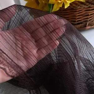 خرید اینترنتی قیمت شال مشکی تور دیپلمات زنانه حاشیه گیپور دوزی شده ابعاد 180x52