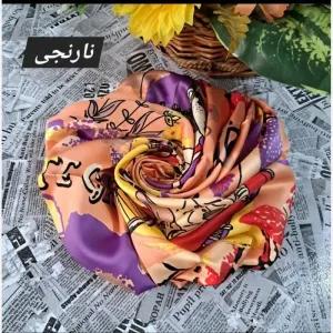 خرید اینترنتی قیمت مینی اسکارف ابریشم طرح باربی ابعاد 76 در 76 رنگی