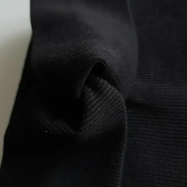هدبند کبریتی ساده و گره دار مشکی مناسب پاییز و زمستان