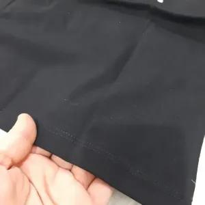 خرید اینترنتی قیمت تیشرت لش مشکی دخترانه و پسرانه پنبه سوپر تیپ لاکرا سایز 50 تا 65