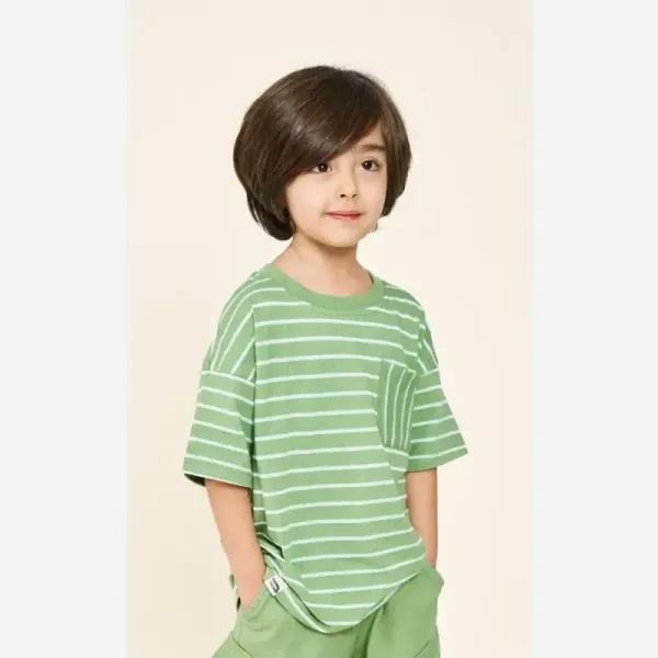 ست تیشرت و شلوارک پسرانه اسپرت کارگو کتان پنبه سایز 50 تا 60