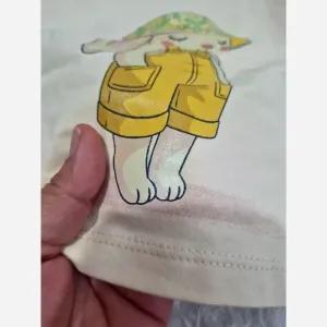 خرید اینترنتی قیمت ست تیشرت شلوارک دخترانه طرح خرگوش بانی پنبه دورس