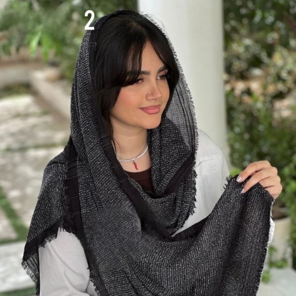 شال برفکی پاییزه دورریش زنانه و دخترانه شیک