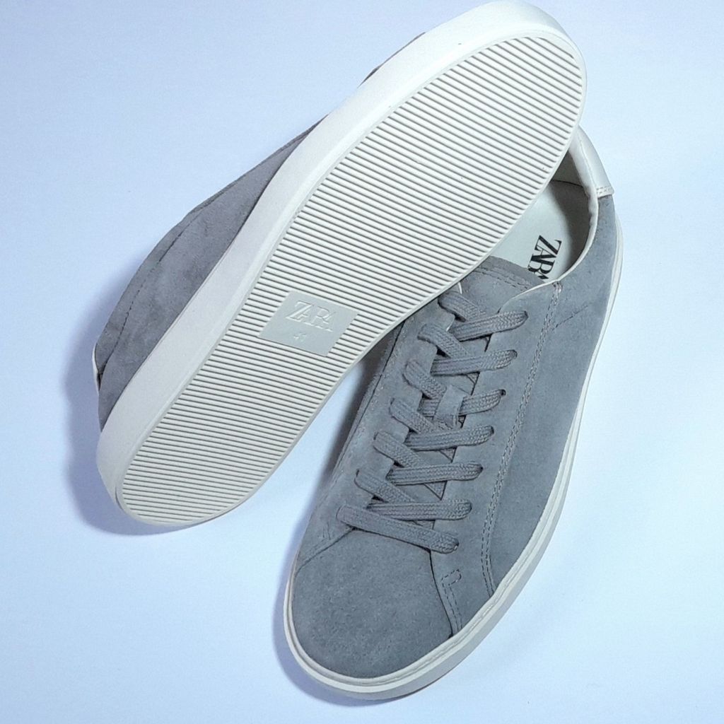 خرید اینترنتی کفش مردانه زارا رویه جیر طبیعی مدل Leather Sport