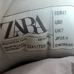 مشخصات کفش مردانه زارا رویه جیر طبیعی مدل Leather Sport