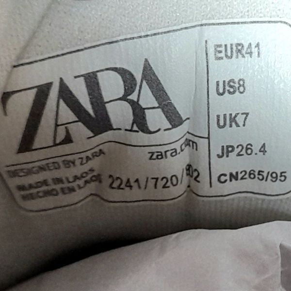کفش مردانه زارا رویه جیر طبیعی مدل Leather Sport