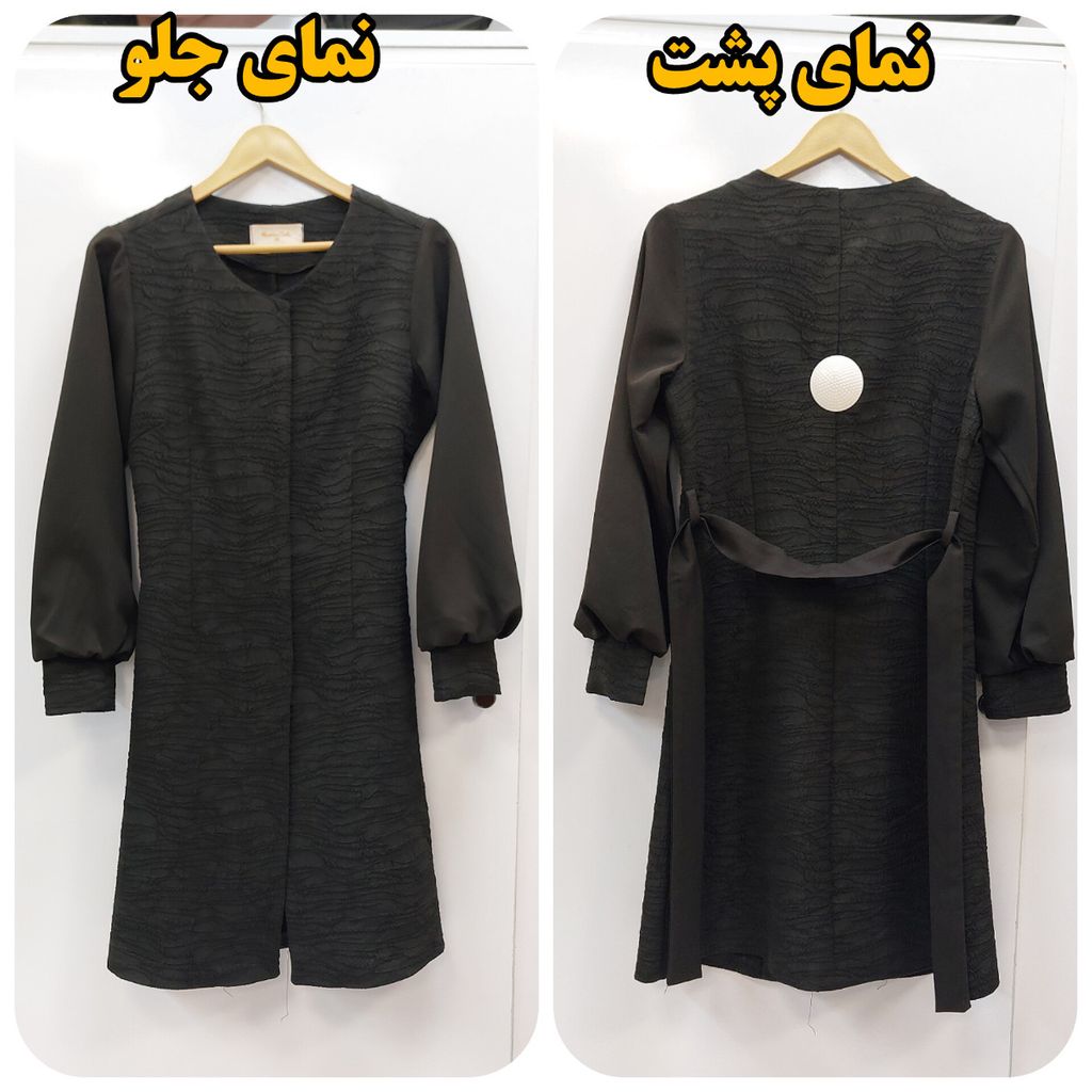 مشخصات مانتو پفکی در دو رنگبندی و خوش قیمت