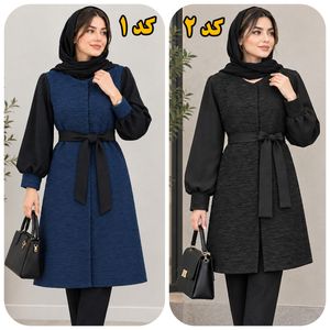 مانتو پفکی در دو رنگبندی و خوش قیمت
