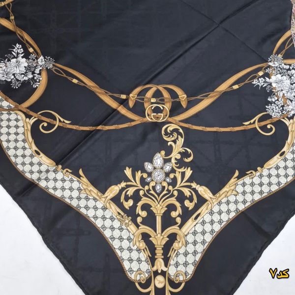 روسری ابریشم ژاکارد اورجینال