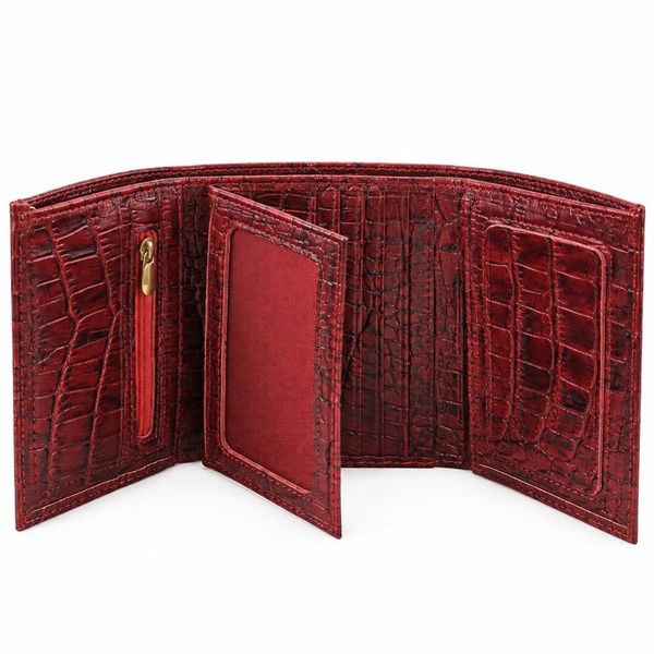 کیف پول زنانه چرم طبیعی، مدل اوان