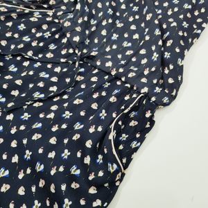 خرید آنلاین سرهمی سرمه ای گلدار دخترانه ، برند Zara زارا اورجینال