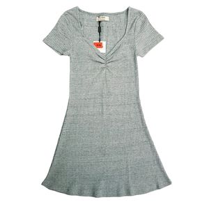پیراهن مهمانی زنانه کشی یقه هفت ، برند Pull and Bear Zara اورجینال