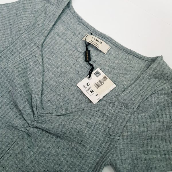 پیراهن مهمانی زنانه کشی یقه هفت ، برند Pull and Bear Zara اورجینال