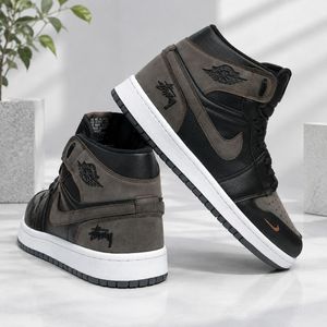 کتانی ترند جردن وان استاسی ساقدار رنگ جذاب مشکی قهوه ای Nike Jordan Stussy