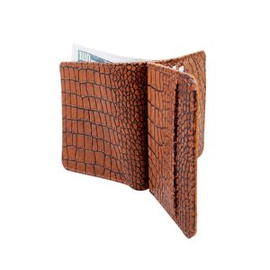 کیف پول،چرم طبیعی،مدل وستا عسلی