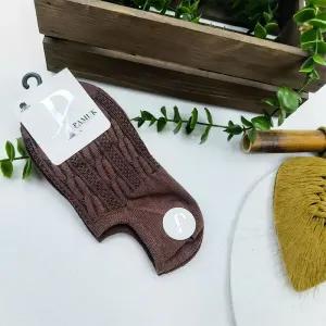 خرید اینترنتی قیمت جوراب زنانه فانتزی زیر قوزک نخی سایز 36 تا 40