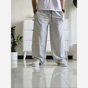 خرید اینترنتی قیمت جاگر کلوین کلین اسلش ملانژ دمپا گت دار مناسب آقا و خانم سایز XXL و XXXL طوسی مشکی برفی