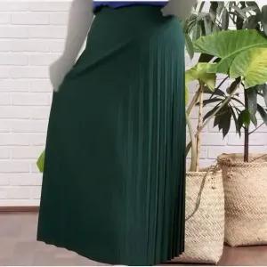 خرید اینترنتی قیمت دامن پلیسه زنانه جودون گرم بالا فری سایز (36 تا 46) بدون آستر 6 رنگ