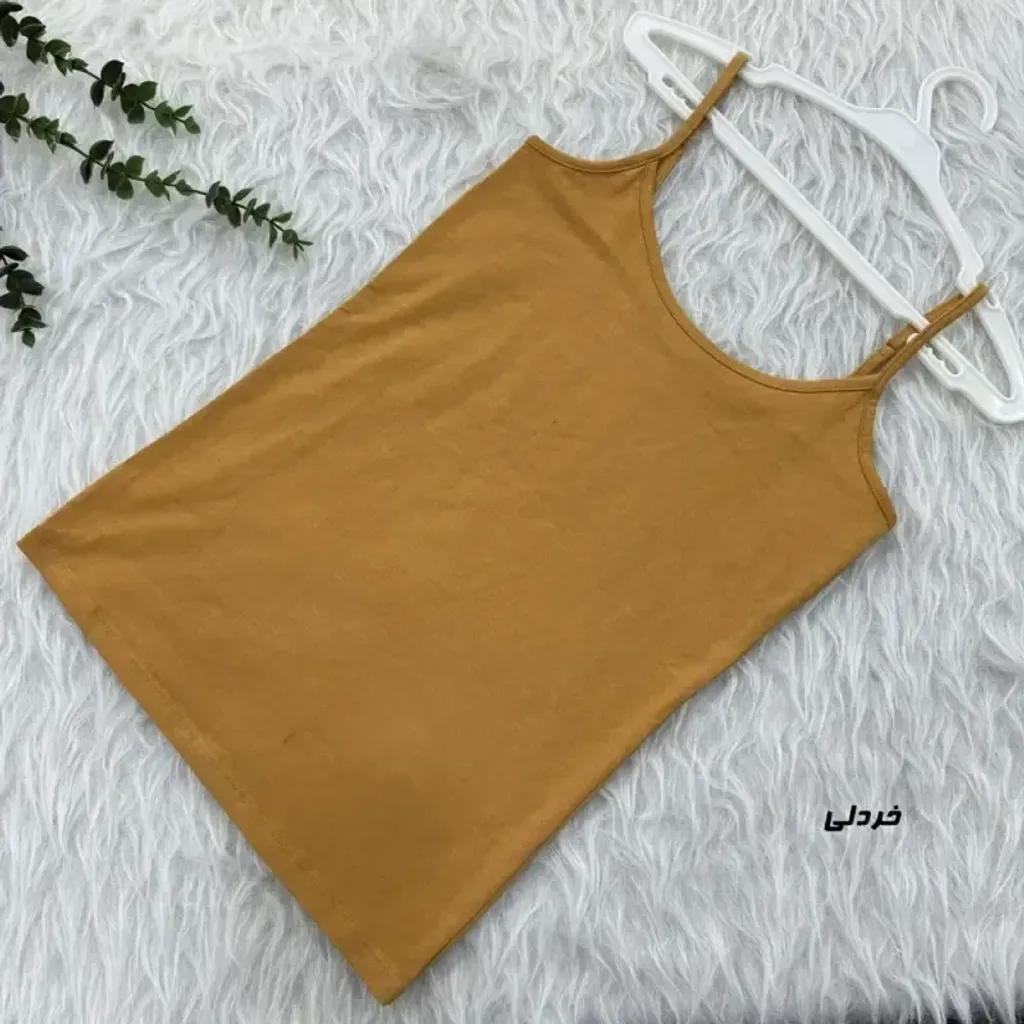 خرید اینترنتی قیمت تاپ بندی زنانه و دخترانه ساده نخ پنبه وارداتی کد 1987