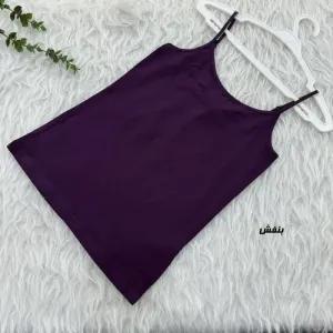 خرید اینترنتی قیمت تاپ بندی زنانه و دخترانه ساده نخ پنبه وارداتی کد 1987