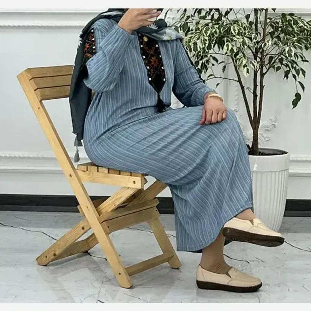 خرید اینترنتی قیمت پیراهن زنانه کراش کتیبه ای فری سایز مناسب تا سایز 50