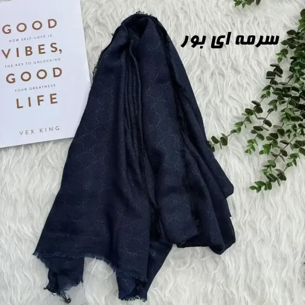 خرید اینترنتی قیمت شال طرحدار دورریش تور قواره بزرگ 185x71 سانت مناسب استفاده روزمره بدون آبرفت و رنگ رفت