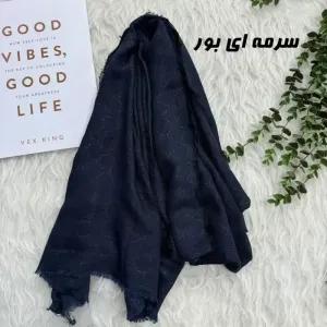 خرید اینترنتی قیمت شال طرحدار دورریش تور قواره بزرگ 185x71 سانت مناسب استفاده روزمره بدون آبرفت و رنگ رفت