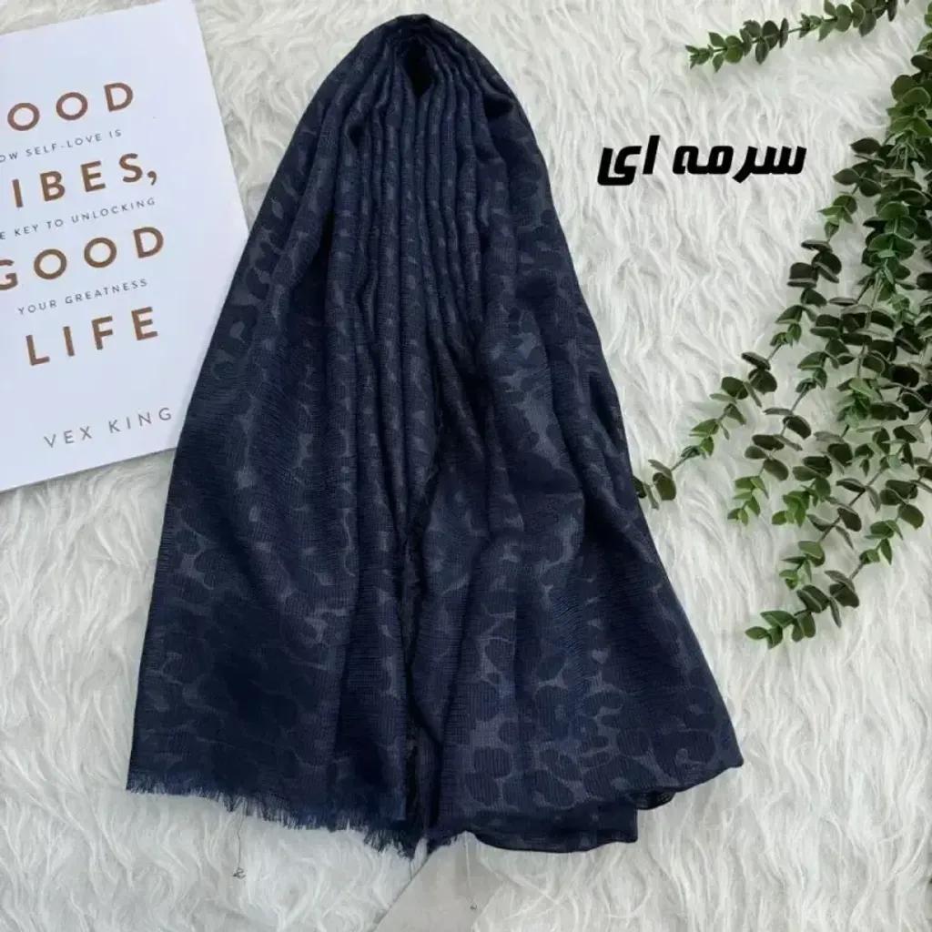 خرید اینترنتی قیمت شال طرحدار دورریش تور قواره بزرگ 185x71 سانت مناسب استفاده روزمره بدون آبرفت و رنگ رفت
