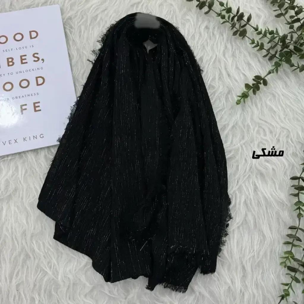 خرید اینترنتی قیمت شال لمه دور ریش نخی ابعاد 75 در 195 سانتیمتر