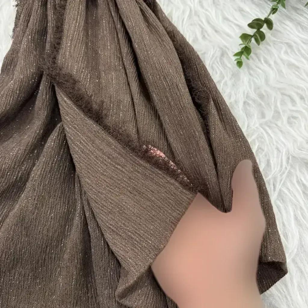 خرید اینترنتی قیمت شال لمه دور ریش نخی ابعاد 75 در 195 سانتیمتر