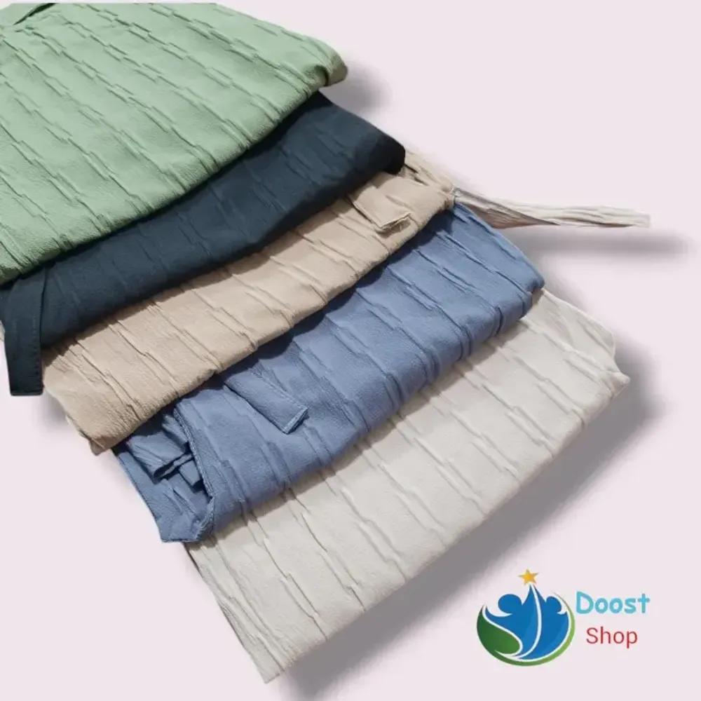 خرید اینترنتی قیمت شلوار زنانه بگ آیوا طرح زنجیری قد 100 سایز 38 تا 48