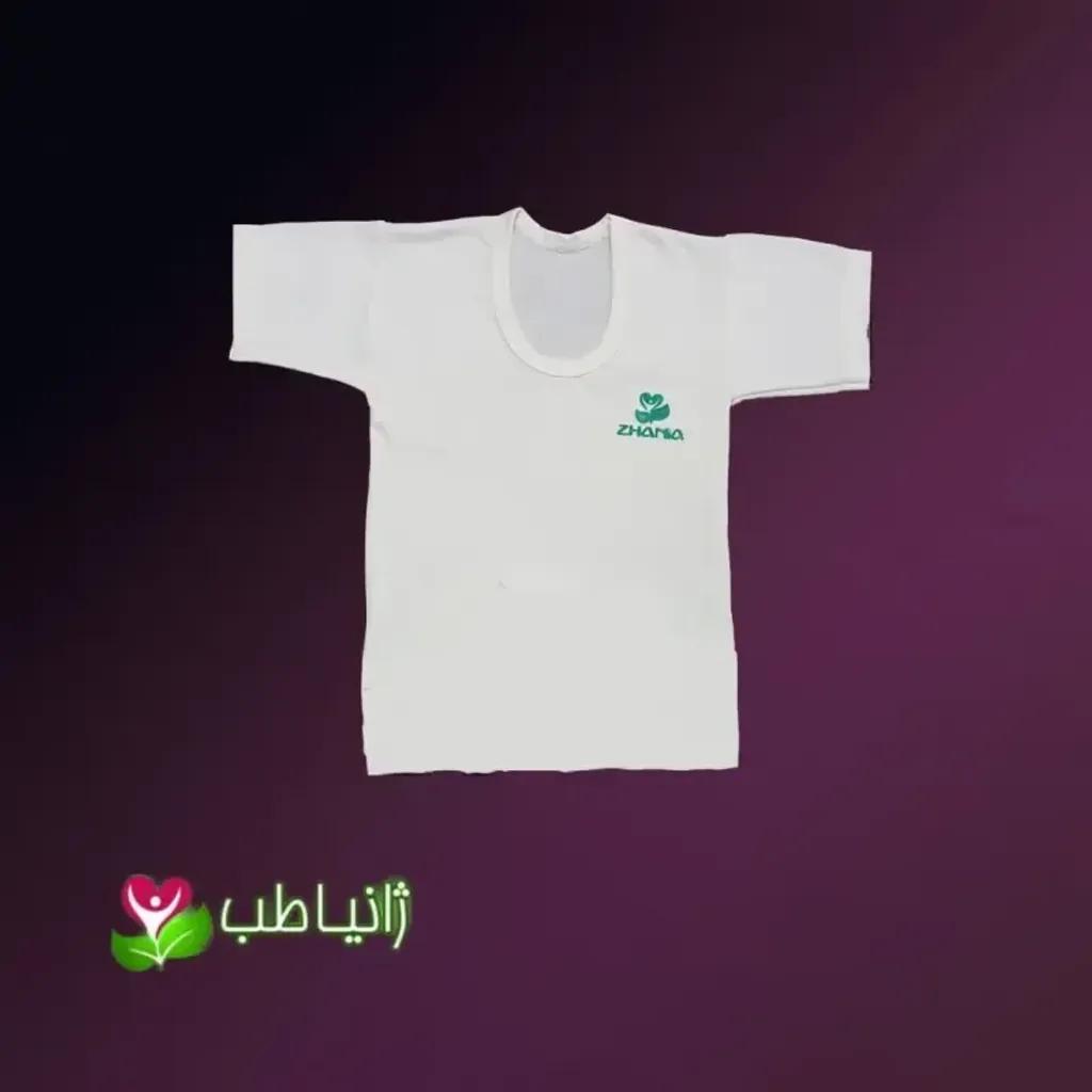 خرید اینترنتی قیمت زیرپوش نیمه آستین بچه گانه صد در صد نخ پنبه طبیعی سایز 2
