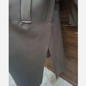 خرید اینترنتی قیمت مانتو اورال بلند زنانه و دخترانه جنس کرپ مورگان وارداتی فری سایز 46 تا 54